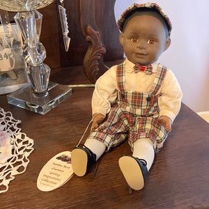 Vintage, Sunday Best, Lawrence Bisque Doll, African American